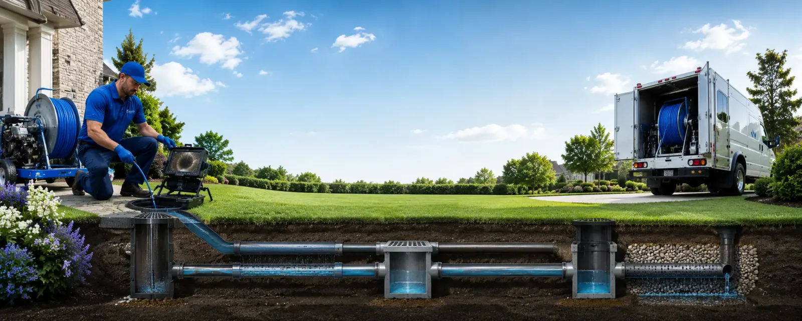 Outdoor drain cleaning information for Linden, NC